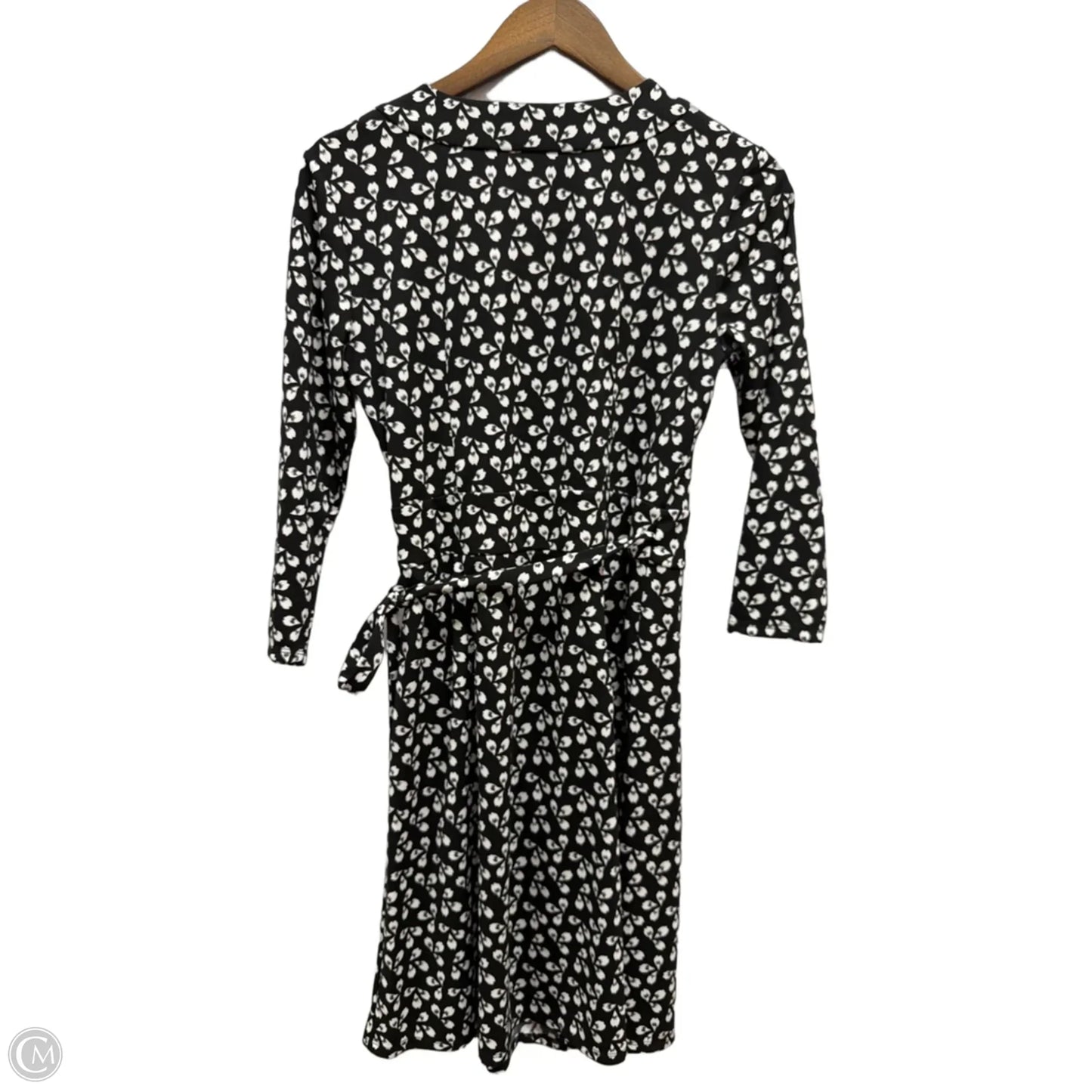 Dress Casual Midi By Ann Taylor In Black & White, Size: 4x
