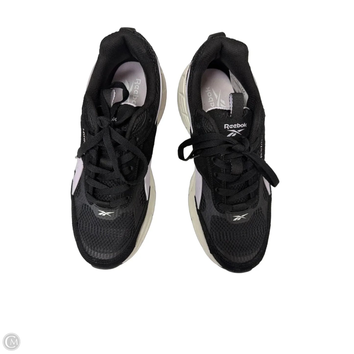 Shoes Athletic By Reebok In Black & White, Size: 10
