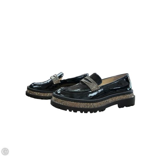 Shoes Flats By Jessica Simpson In Black & Gold, Size: 8.5