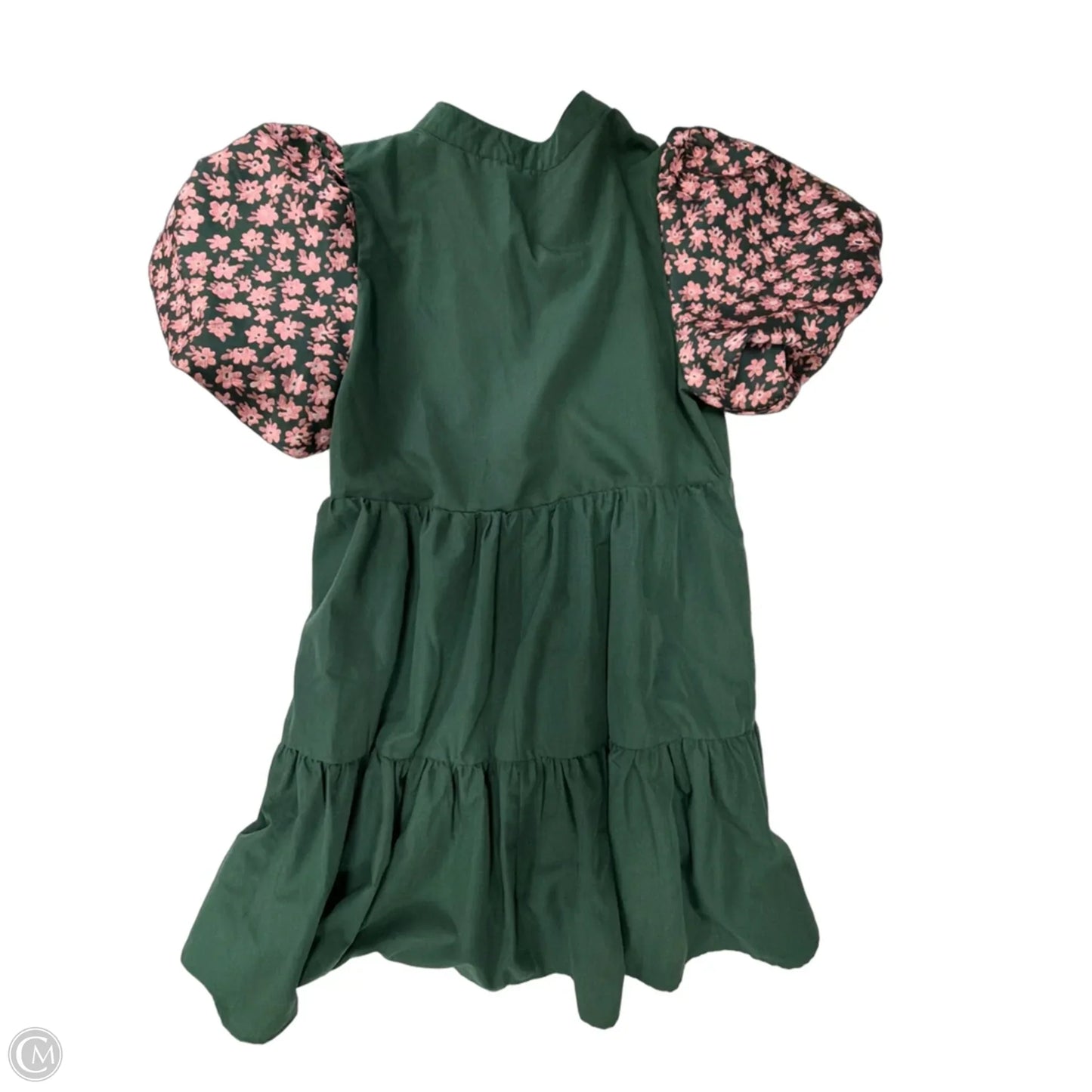 Dress Casual Midi By Entro In Green & Pink, Size: S