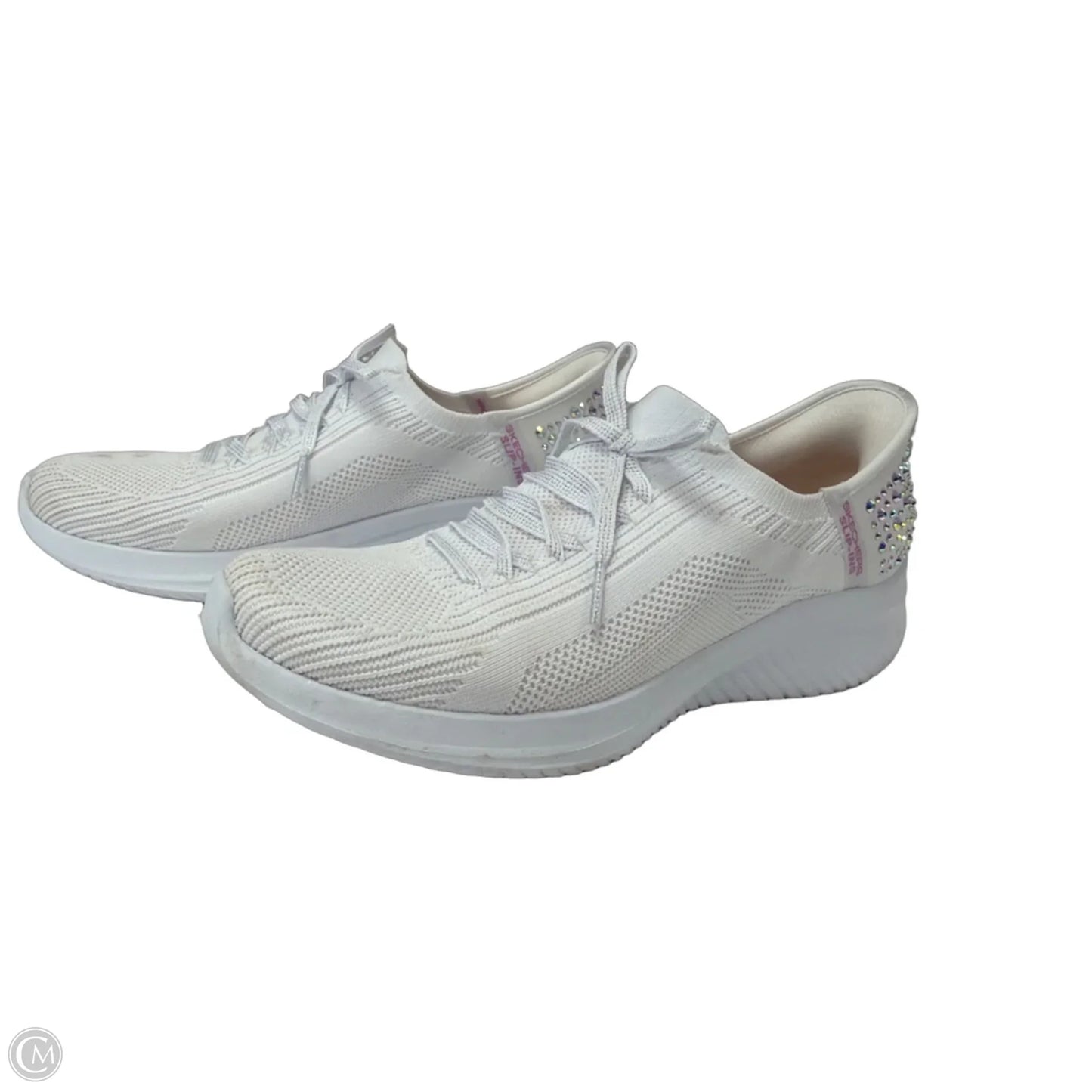 Shoes Athletic By Skechers In White, Size: 9