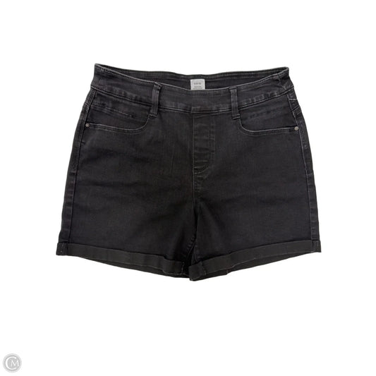 Shorts By Time And Tru In Black Denim, Size: 8