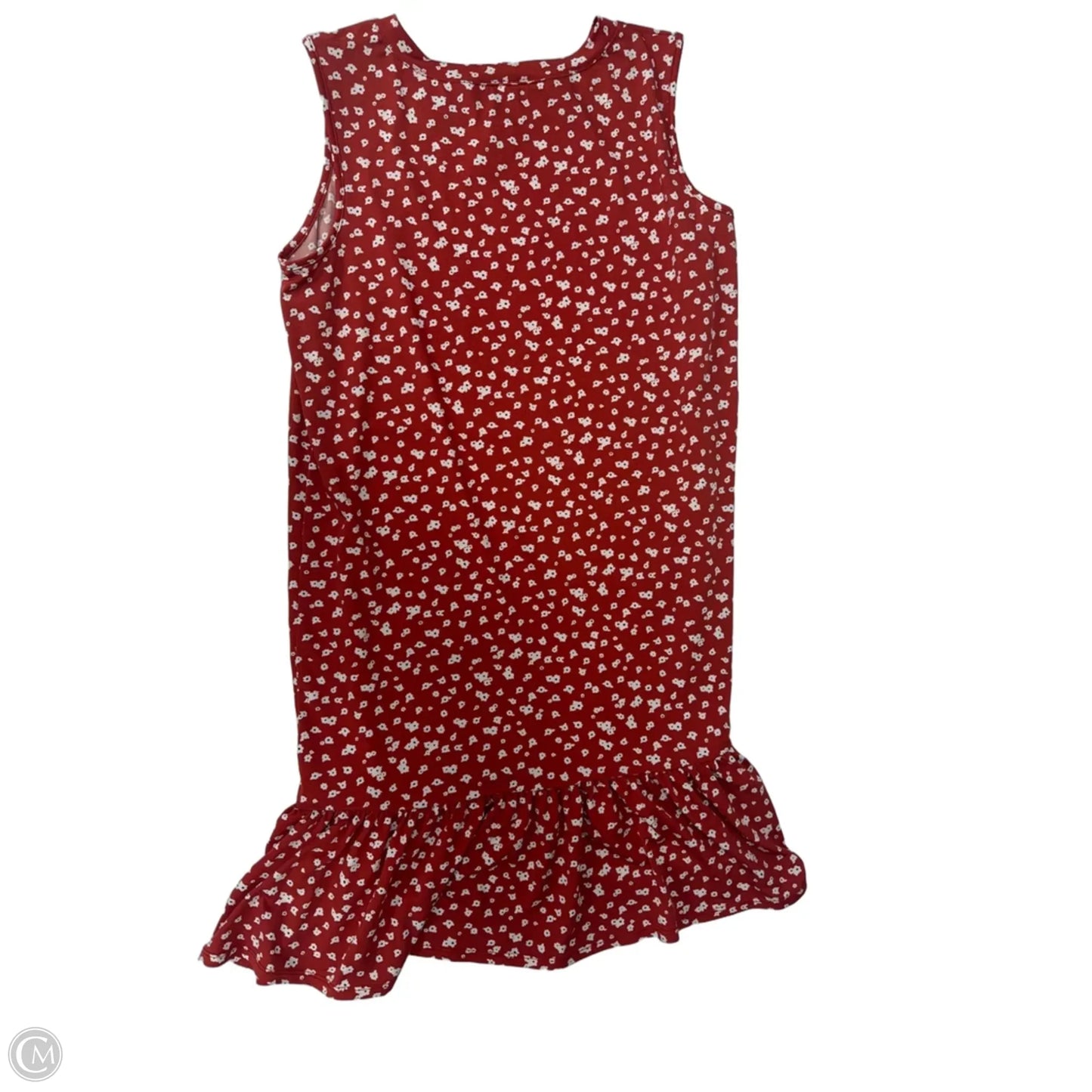 Dress Casual Midi By Apt 9 In Floral Print, Size: M
