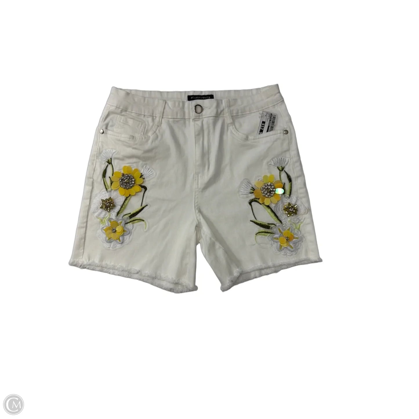 Shorts By Boston Proper In White Denim, Size: 6