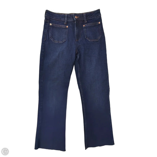 Jeans Straight By Zara In Blue Denim, Size: 2
