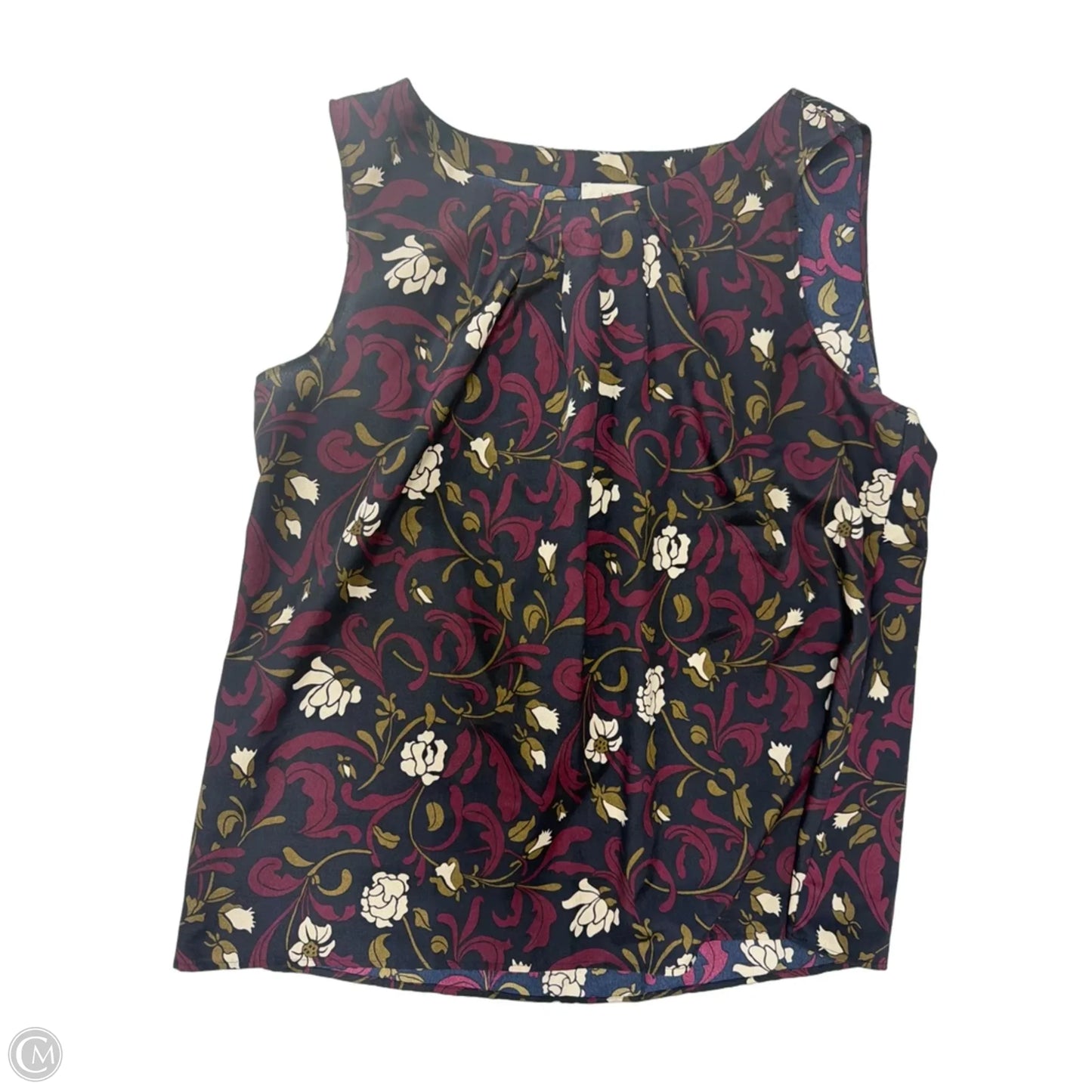 Tank Top By Loft In Floral Print, Size: L