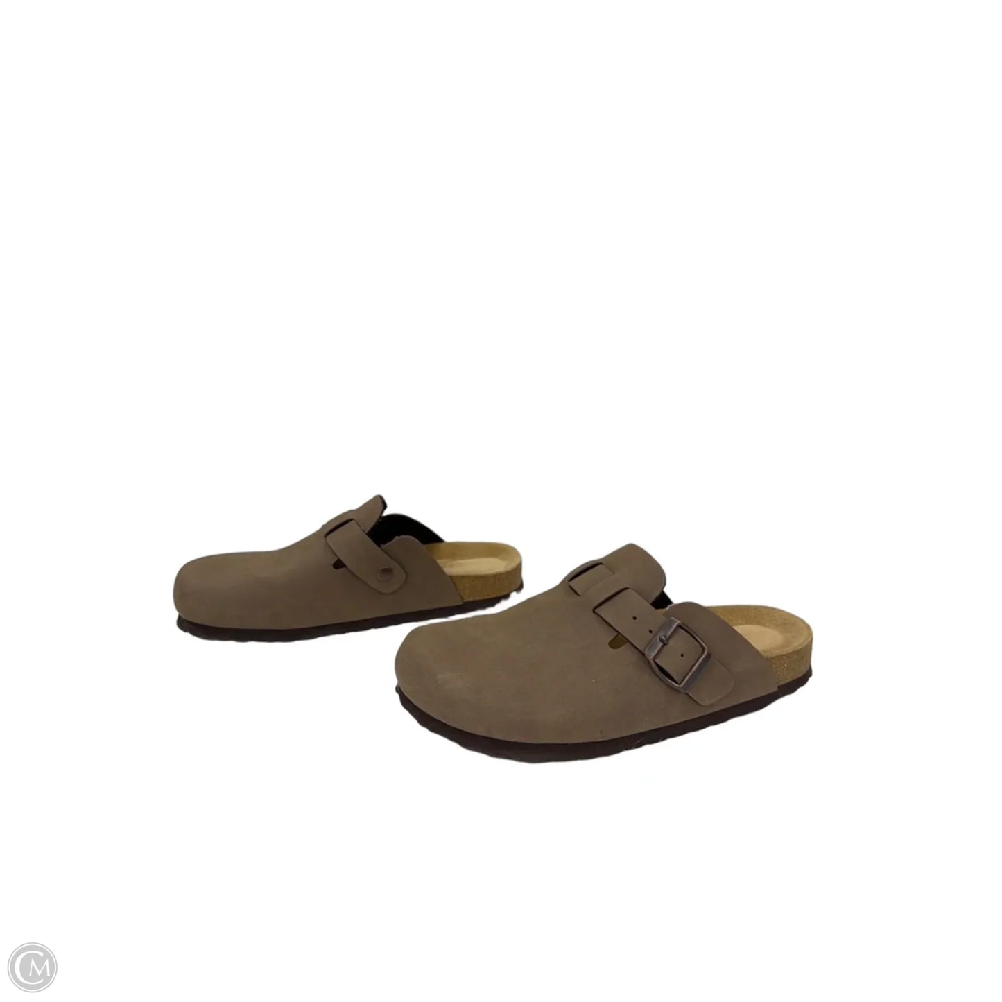 Sandals Flats By Cushionaire In Brown, Size: 8