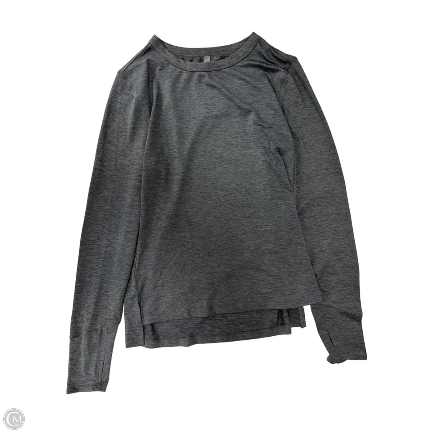 Athletic Top Short Sleeve By Mta Pro In Grey, Size: S