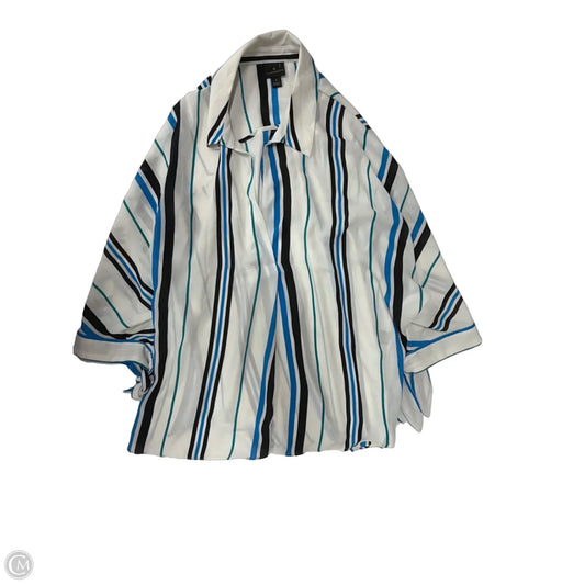 Top Short Sleeve By Worthington In Multi-colored, Size: L