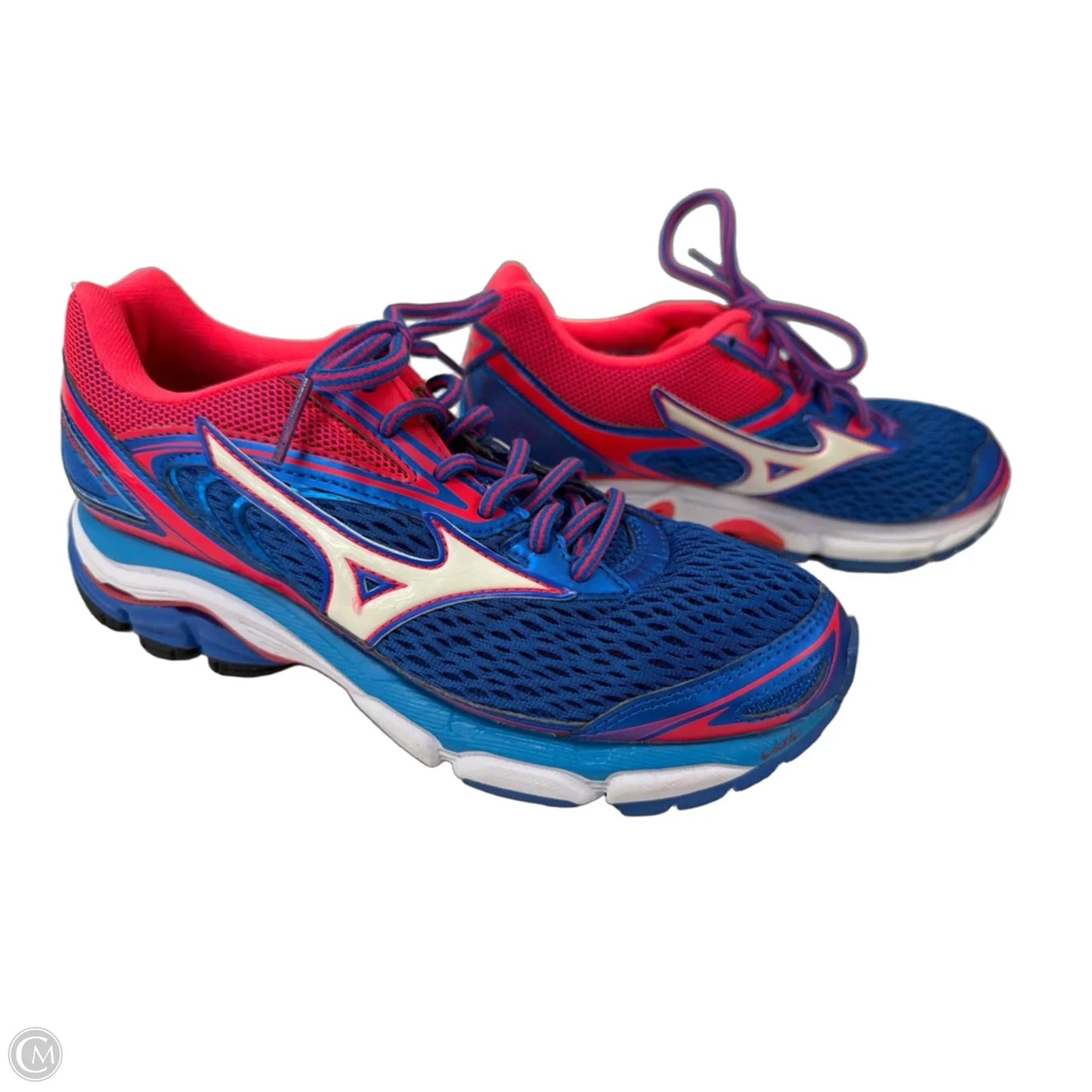 Shoes Athletic By Clothes Mentor In Blue & Pink, Size: 7