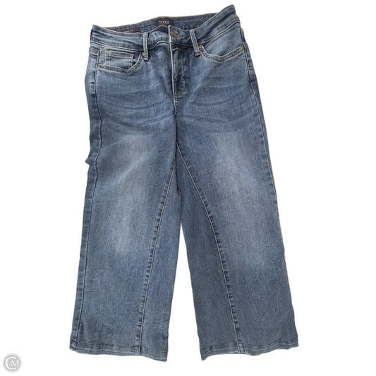 Jeans Wide Leg By Not Your Daughters Jeans In Blue Denim, Size: 4