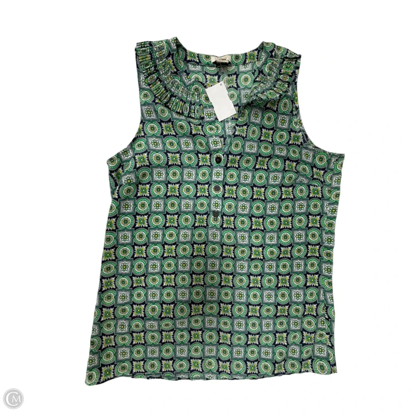 Tank Top By J. Crew In Green, Size: Xs