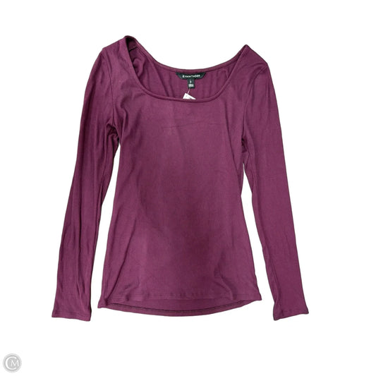 Top Long Sleeve By 41 Hawthorn In Purple, Size: S