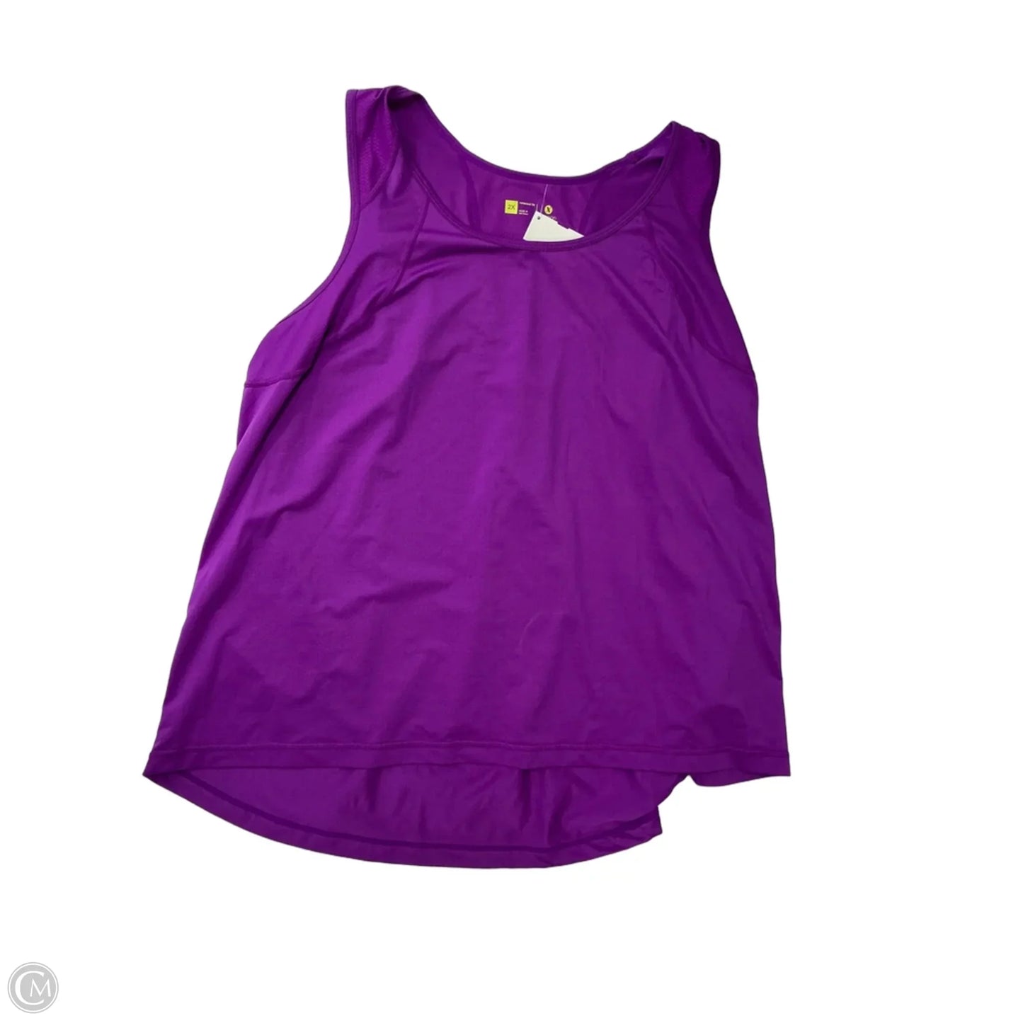 Athletic Tank Top By Xersion In Purple, Size: 2x