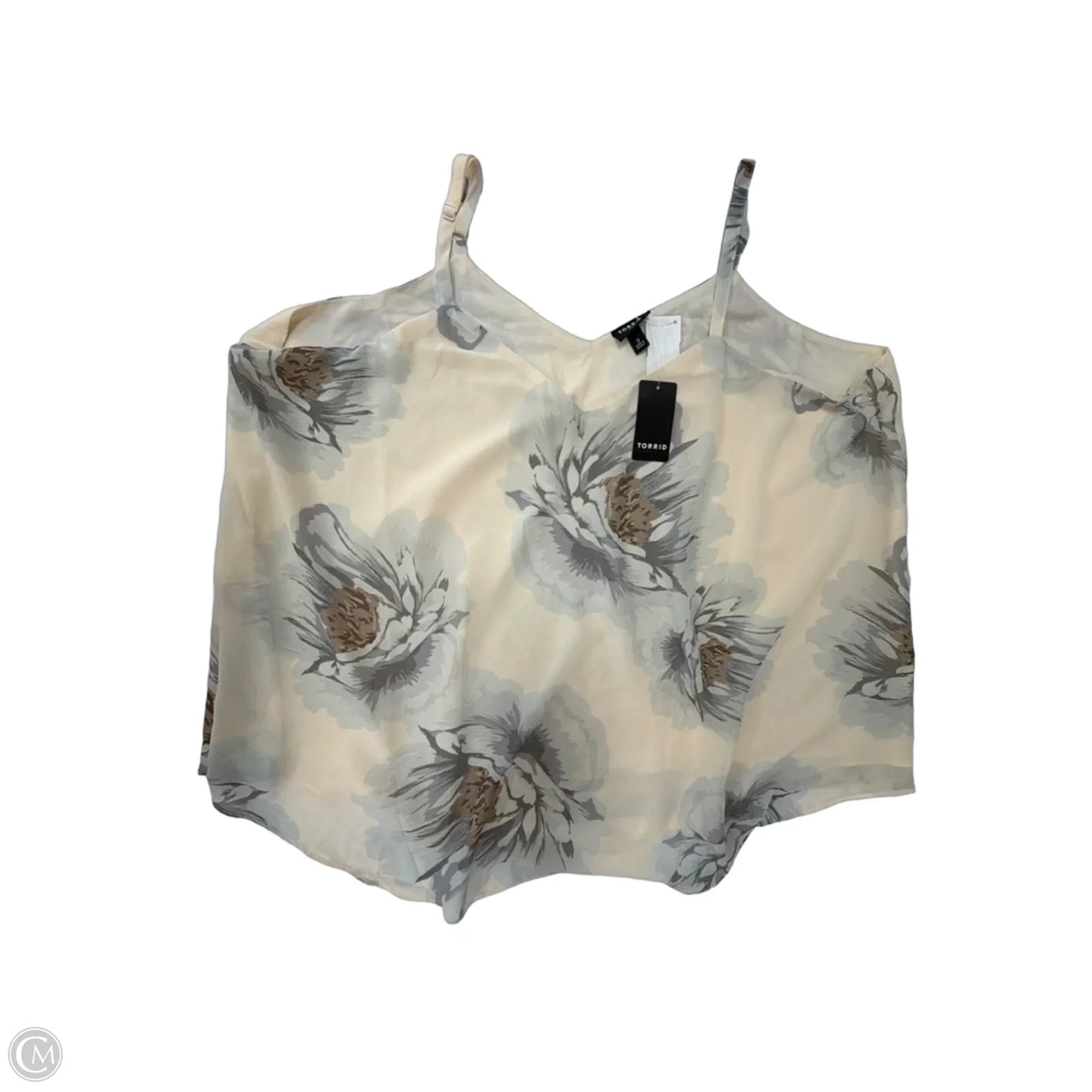 Tank Top By Torrid In Floral Print, Size: 3x