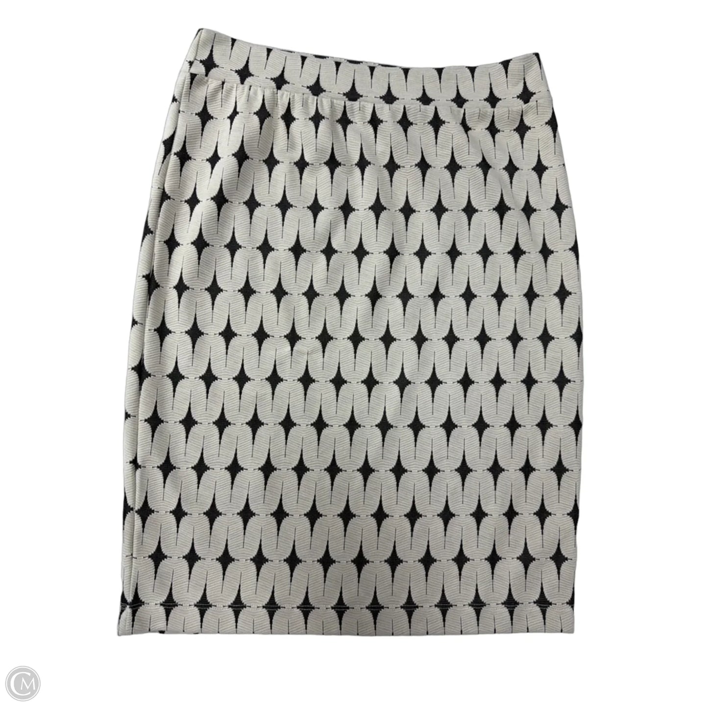 Skirt Midi By Renee C In Cream & Grey, Size: L