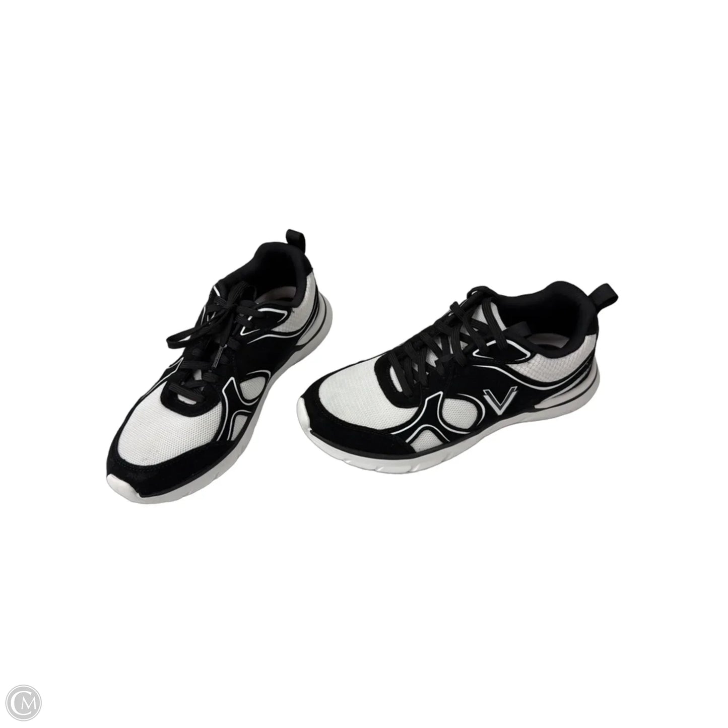 Shoes Athletic By Vionic In Black & White, Size: 10