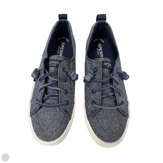 Shoes Sneakers By Sperry In Blue Denim, Size: 7