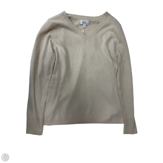 Top Long Sleeve By Croft And Barrow In Cream, Size: M