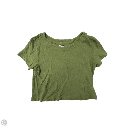 Top Short Sleeve By Gap In Green, Size: S