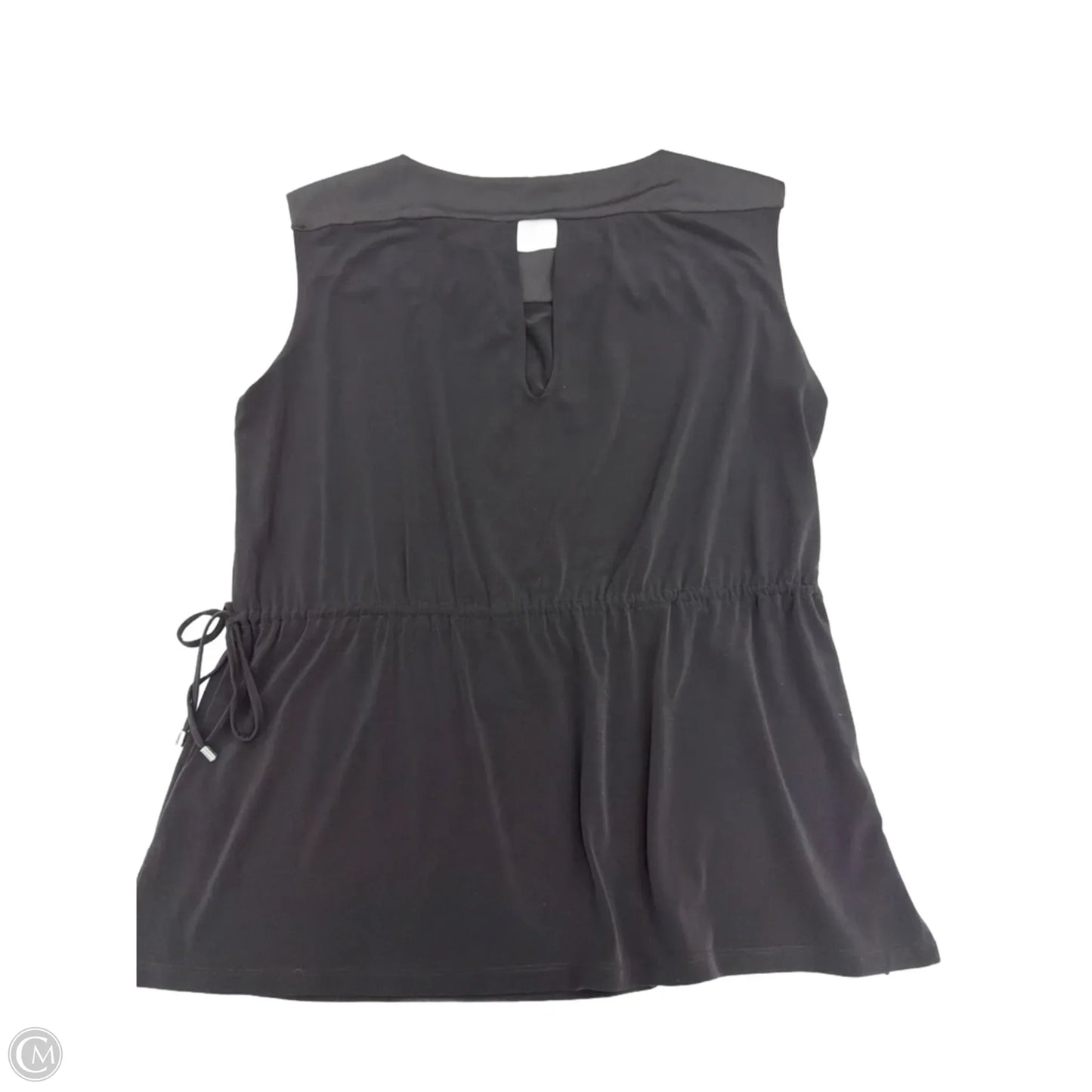 Top Sleeveless By Calvin Klein In Black, Size: L