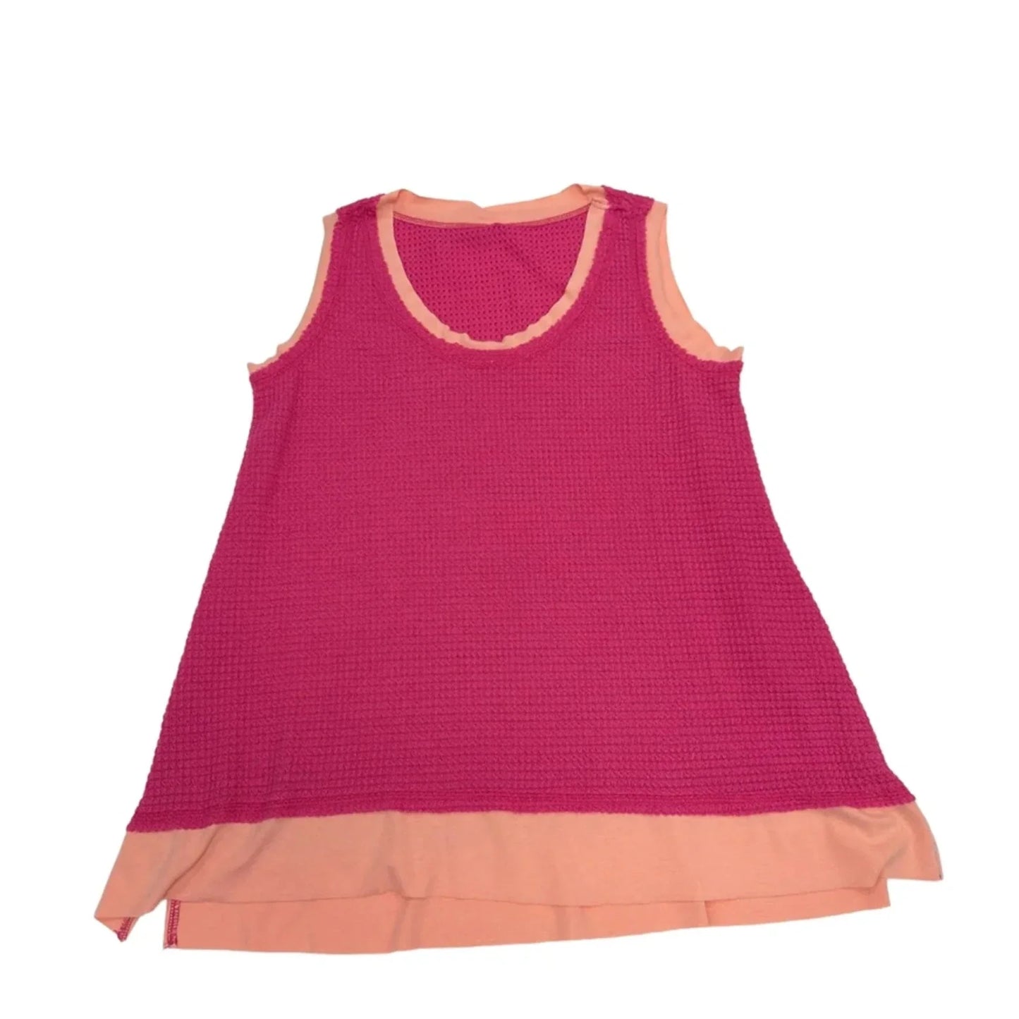 Top Sleeveless By Cmf In Pink, Size: L