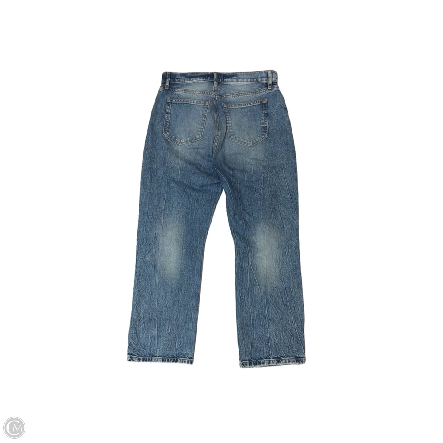 Jeans Cropped By Loft In Blue Denim, Size: 2