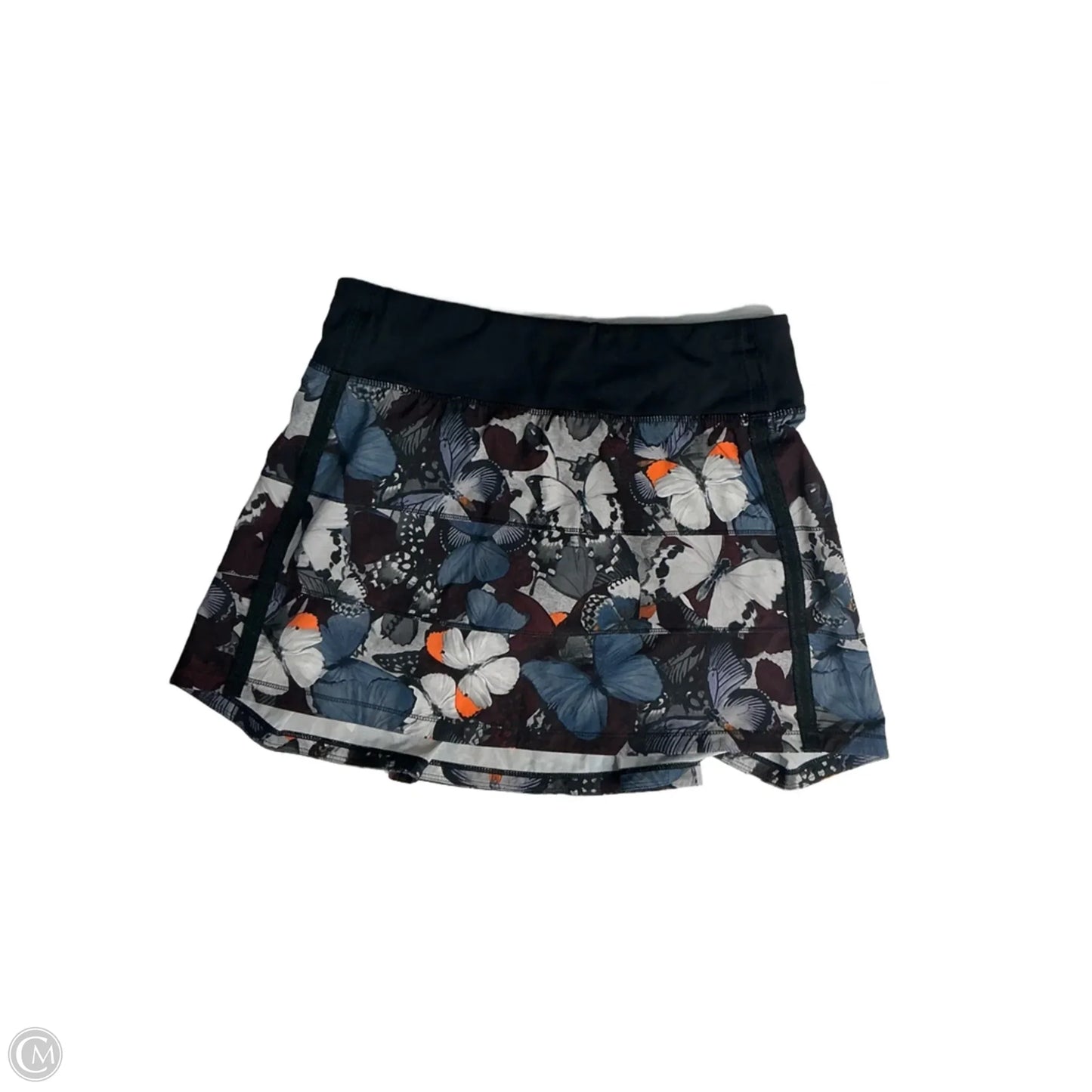 Athletic Skort By Lululemon In Floral Print, Size: S