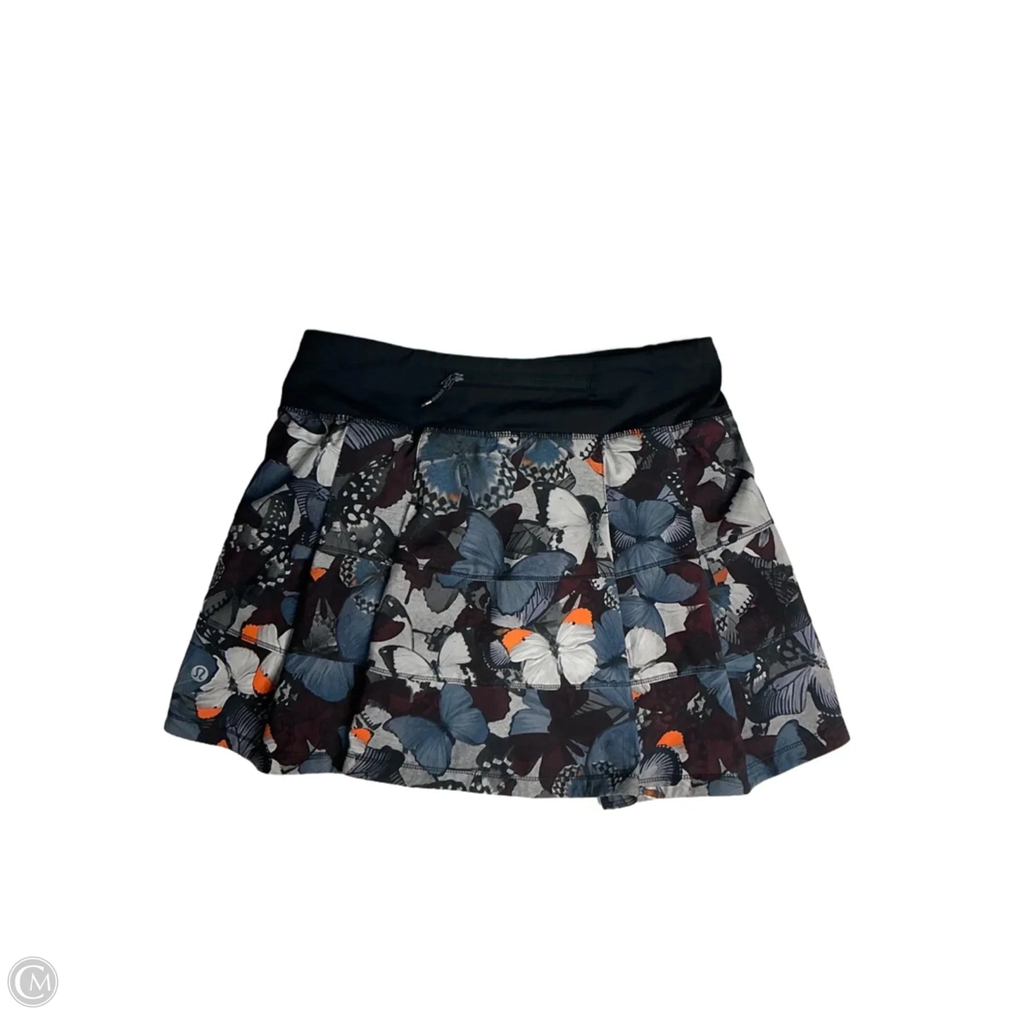 Athletic Skort By Lululemon In Floral Print, Size: S