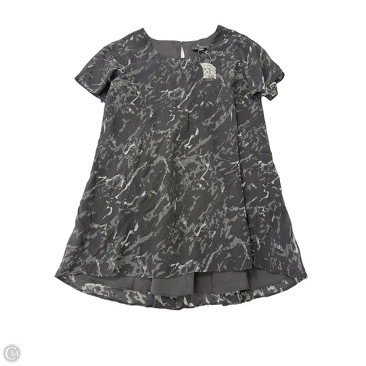 Top Short Sleeve By H For Halston In Black & Grey, Size: Xxs