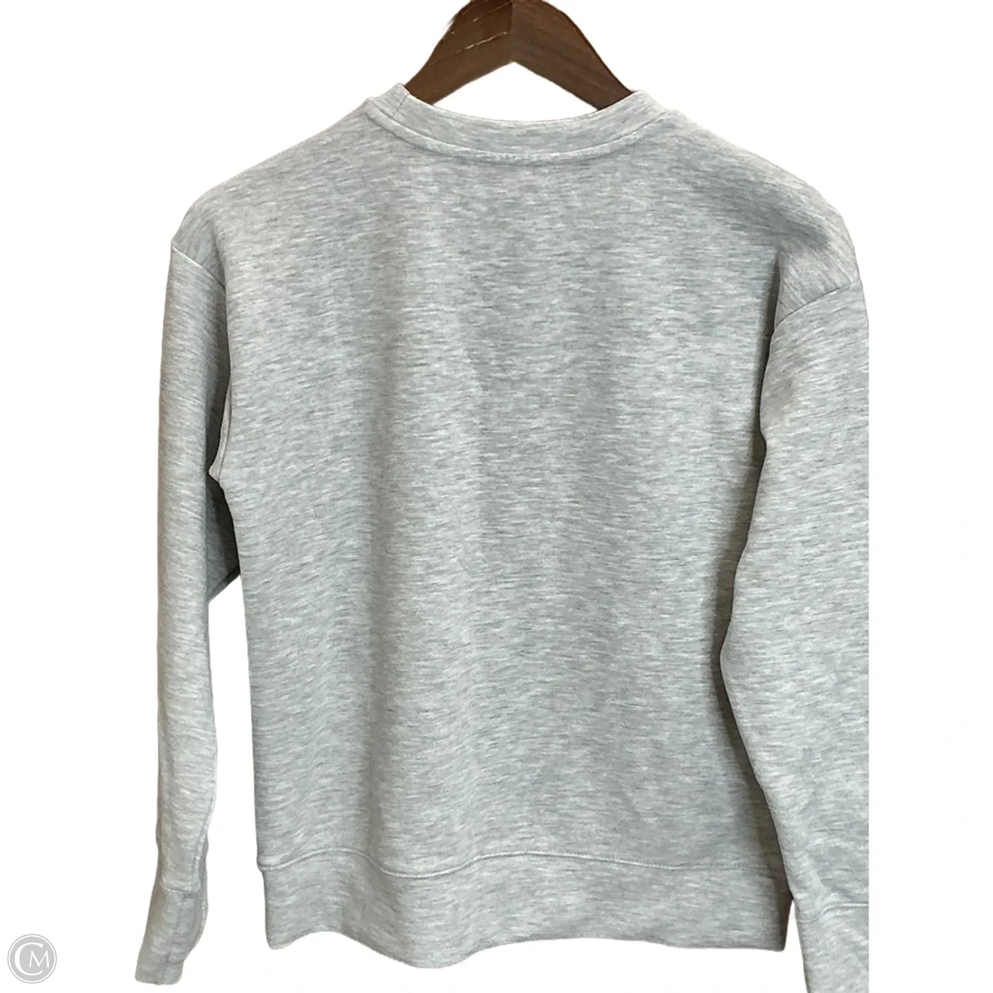 Athletic Top Long Sleeve Crewneck By All In Motion In Grey, Size: L