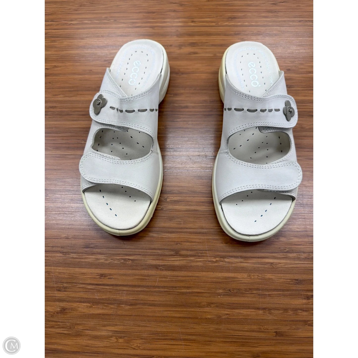 Sandals Flats By Ecco In Yellow, Size: 9
