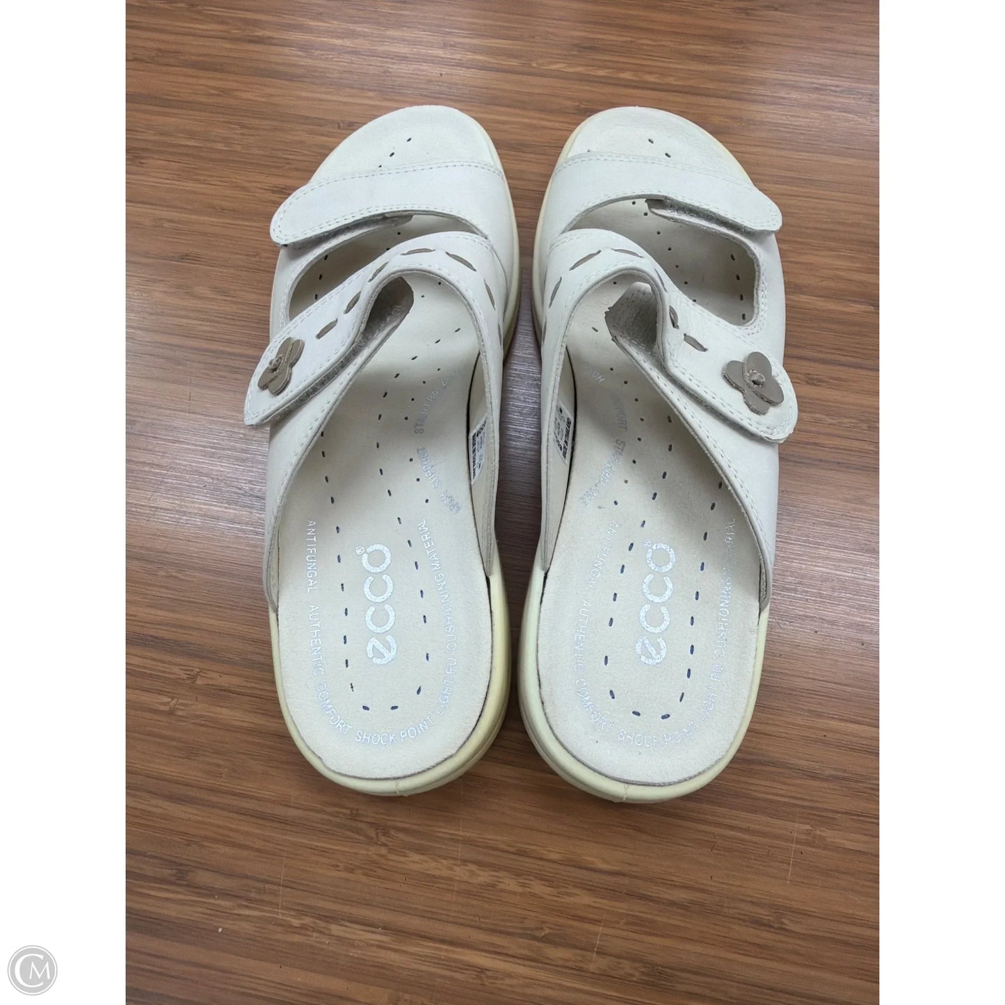 Sandals Flats By Ecco In Yellow, Size: 9