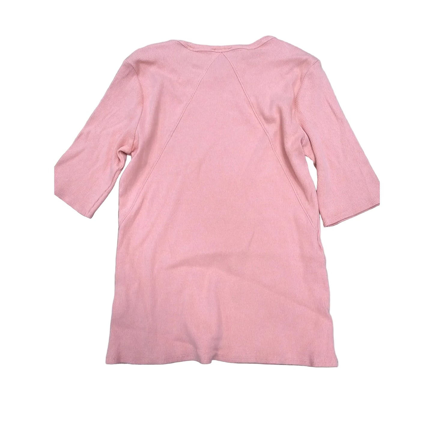 Top Short Sleeve Basic By Elie Tahari In Peach, Size: M