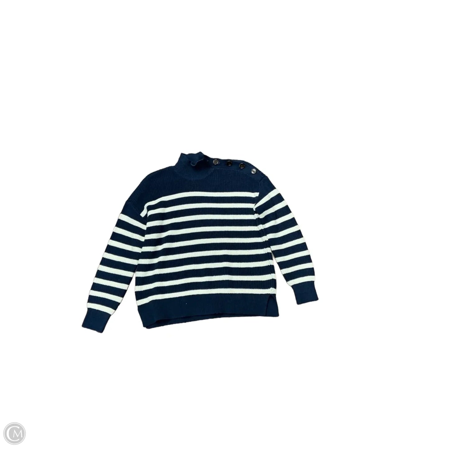 Sweater By Loft In Striped Pattern, Size: Xs