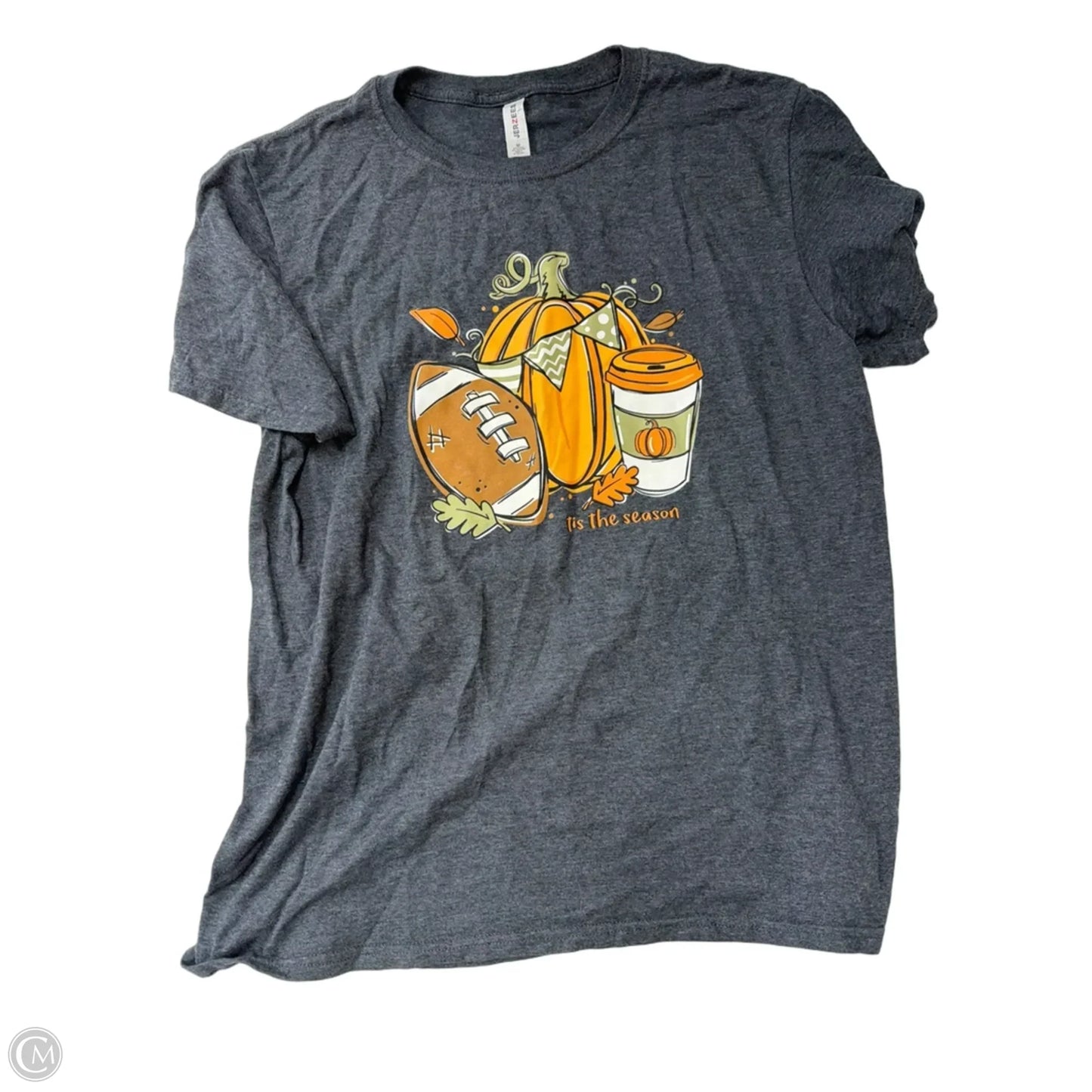 Top Short Sleeve Basic By Jerzees In Grey, Size: M