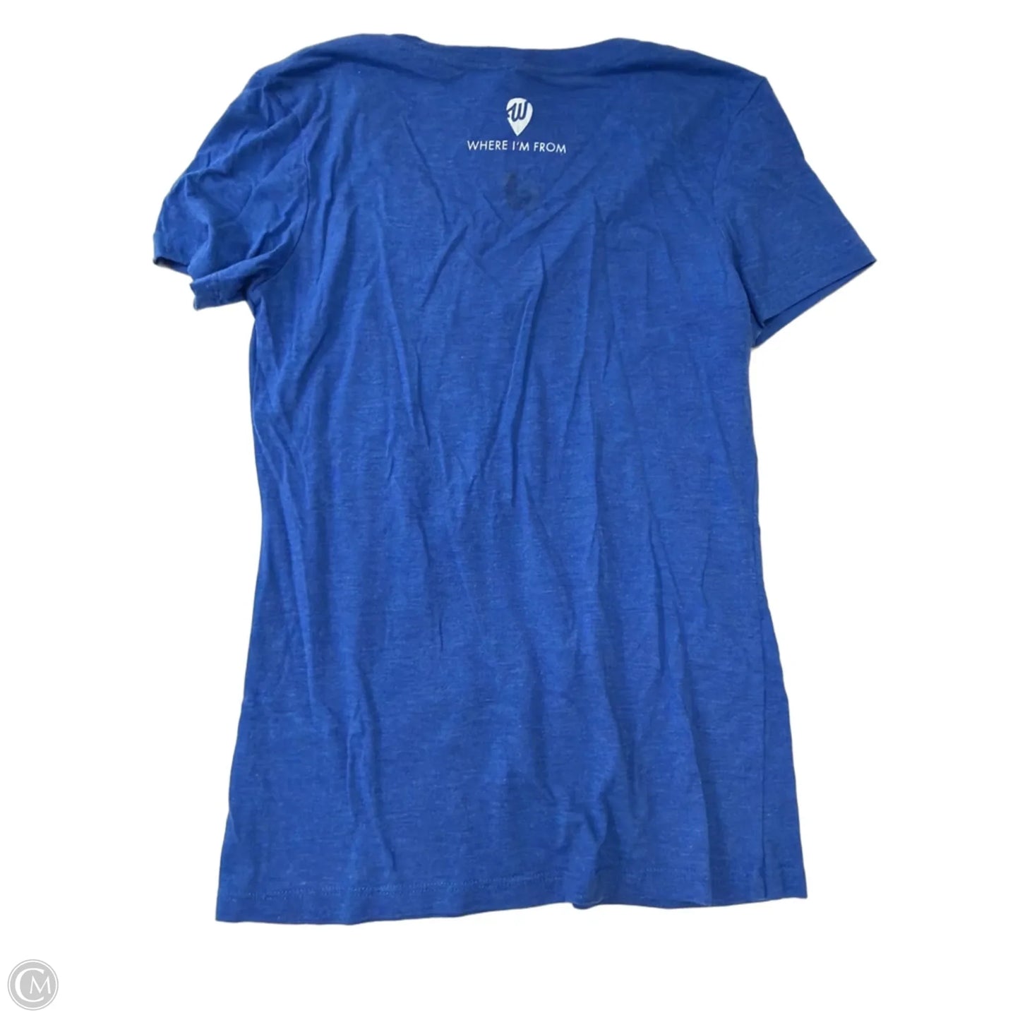 Top Short Sleeve By Clothes Mentor In Blue & Orange, Size: L