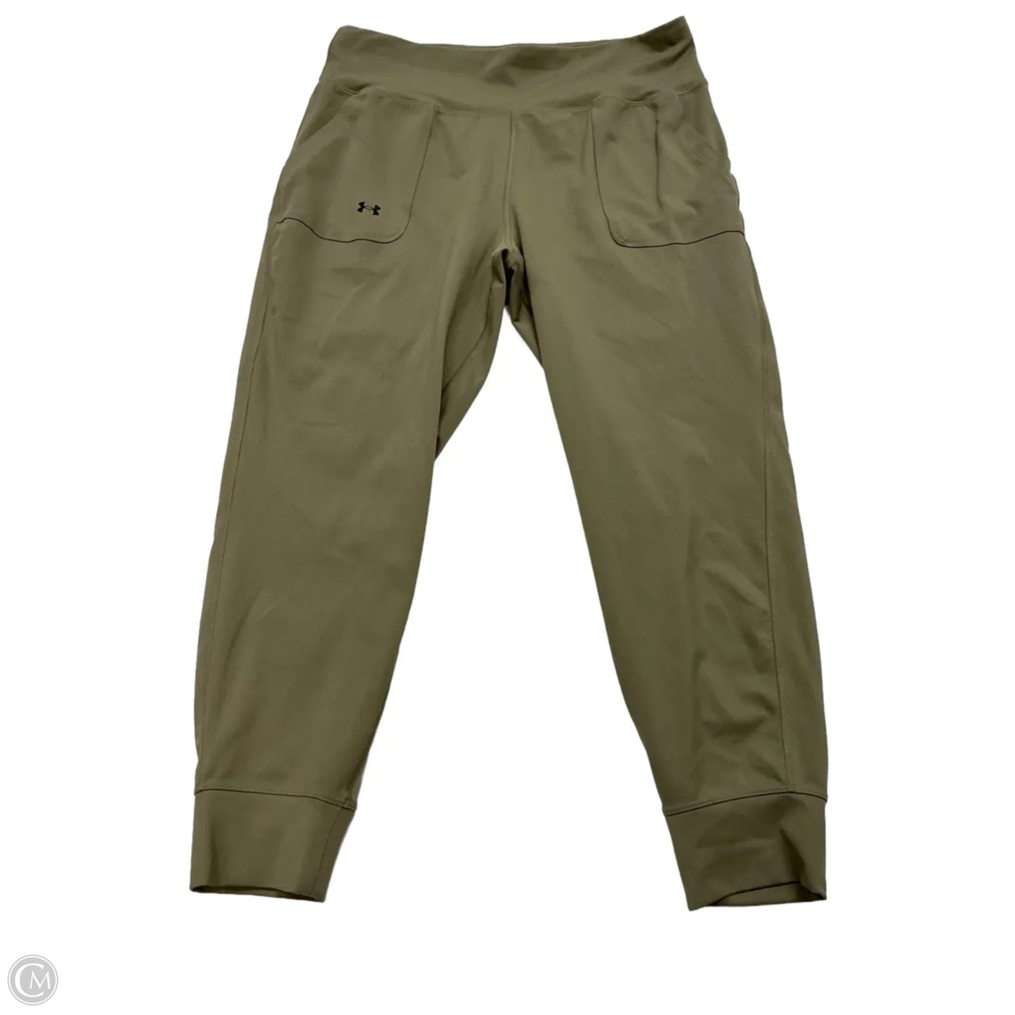 Athletic Pants By Under Armour In Green, Size: Xl
