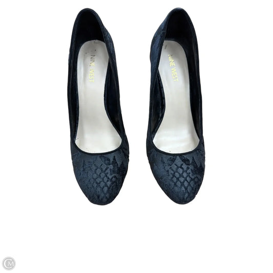 Shoes Heels Block By Nine West In Black, Size: 8