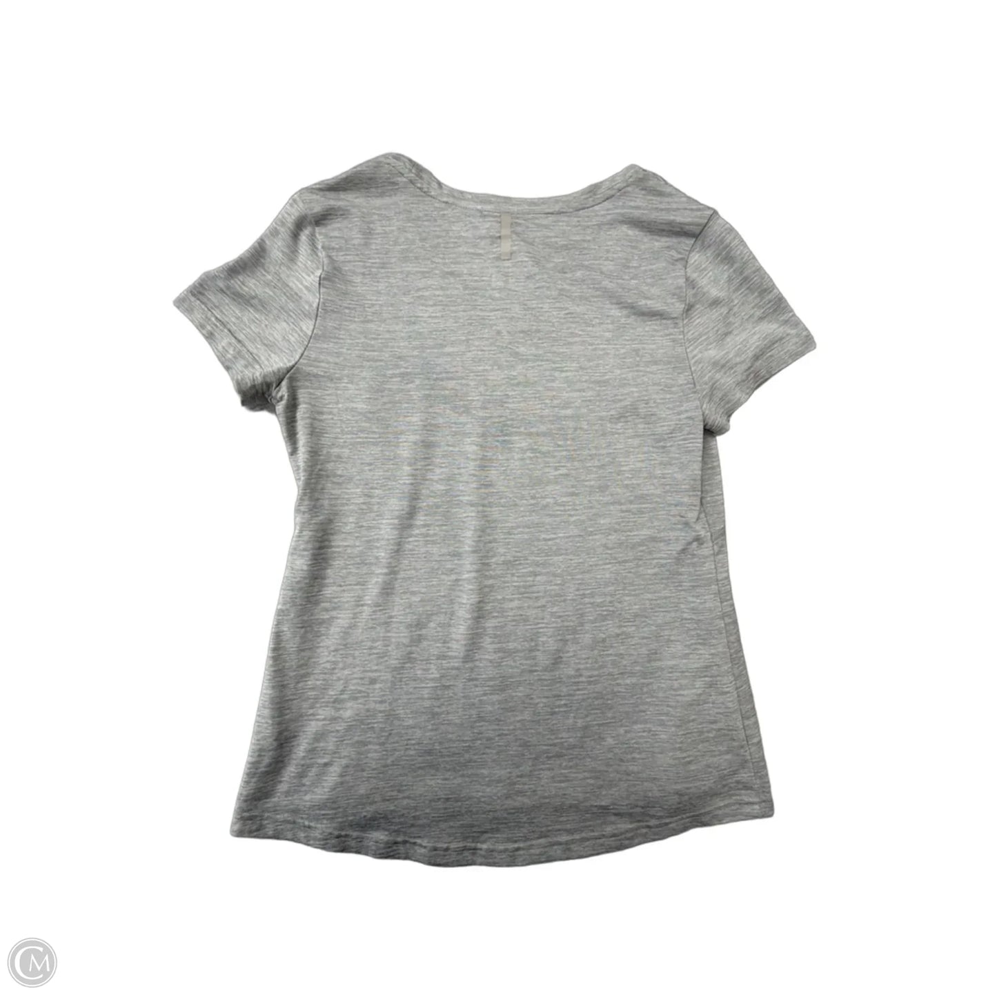 Athletic Top Short Sleeve By Fila In Grey, Size: M