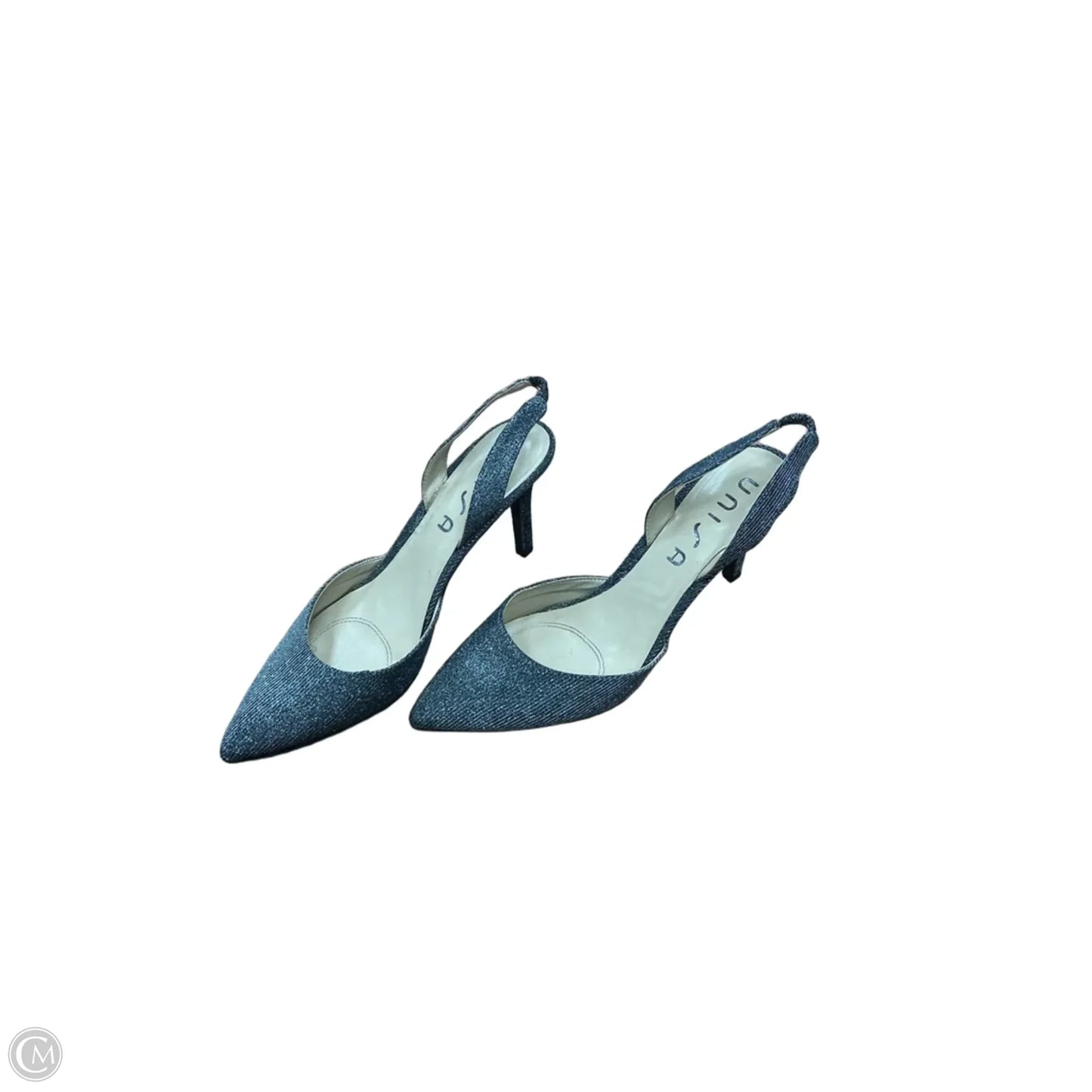 Shoes Heels Stiletto By Unisa In Silver, Size: 8.5