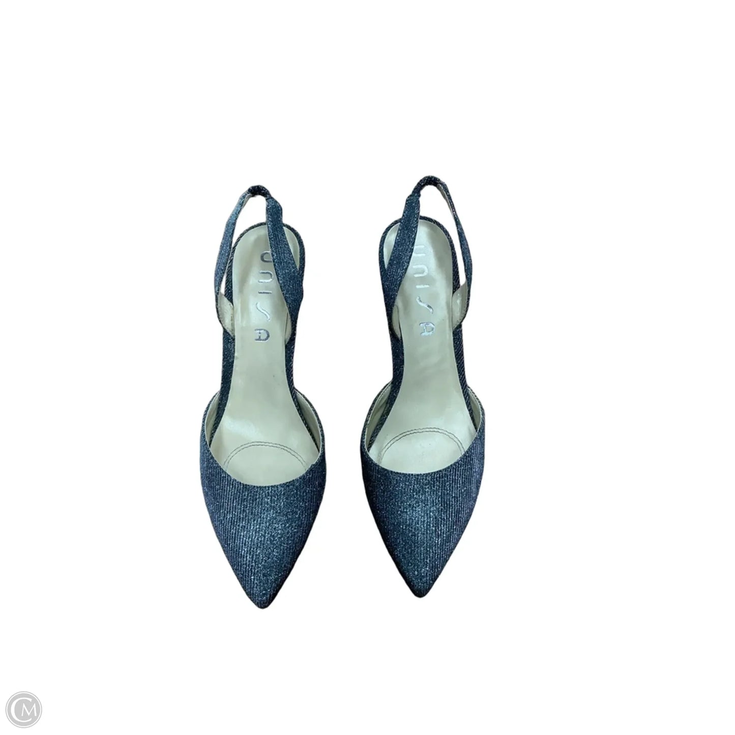 Shoes Heels Stiletto By Unisa In Silver, Size: 8.5