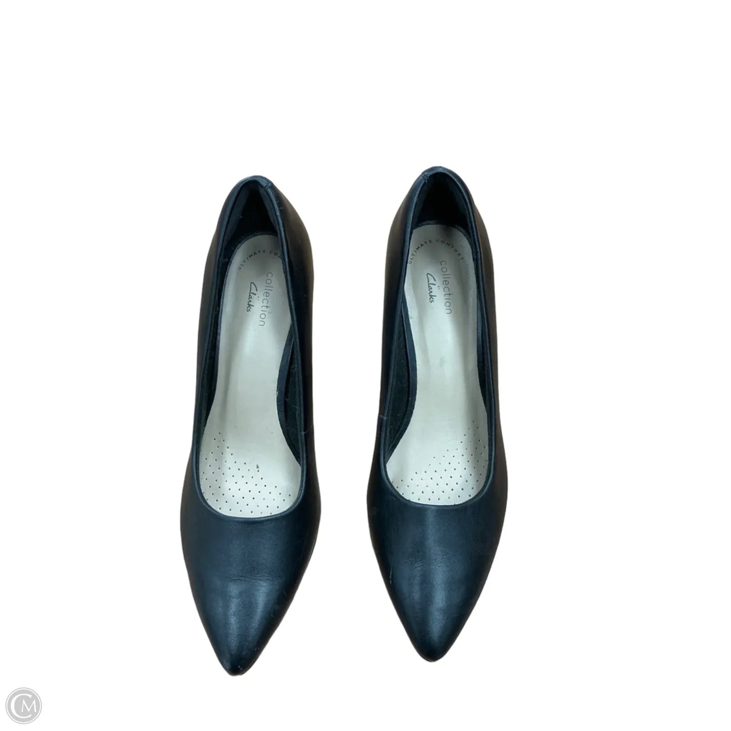 Shoes Heels Kitten By Clarks In Black, Size: 8