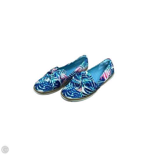 Shoes Flats By Bare Traps In Tropical Print, Size: 11
