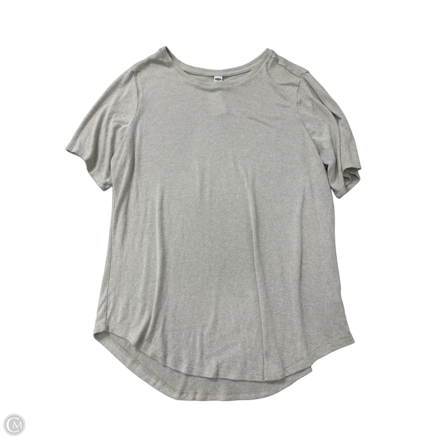 Top Short Sleeve Basic By Old Navy In Beige, Size: Xl
