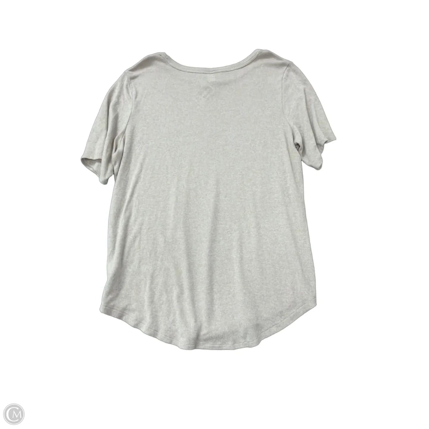 Top Short Sleeve Basic By Old Navy In Beige, Size: Xl