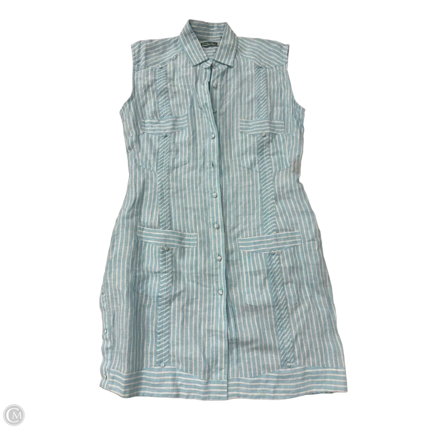 Dress Casual Midi By Clothes Mentor In Striped Pattern, Size: Xl