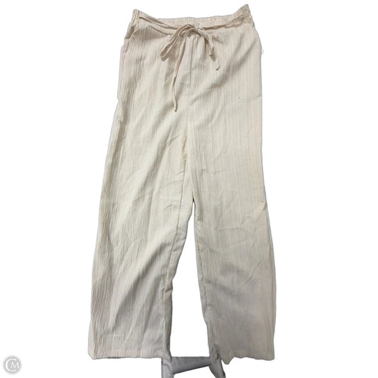 Pants Linen By Shein In Yellow, Size: 8