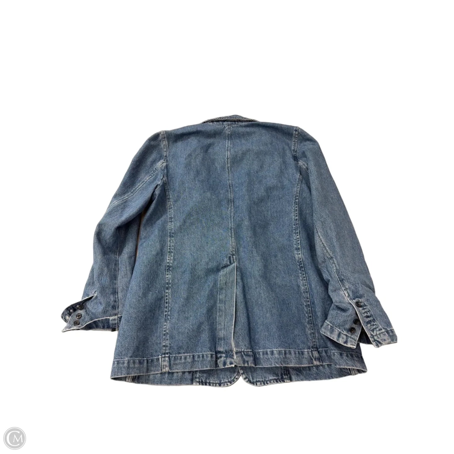 Blazer By Gap In Blue Denim, Size: M