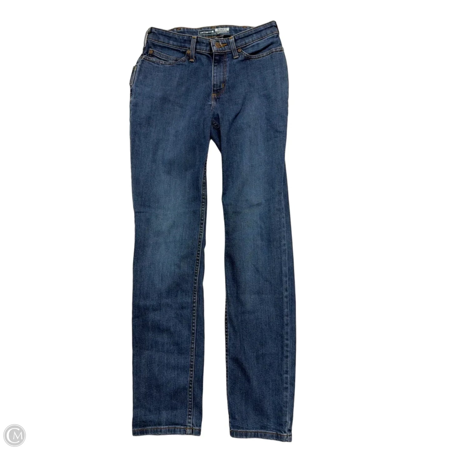 Jeans Straight By Carhartt In Blue Denim, Size: 2